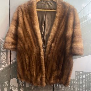 Mink fur cape/scarf